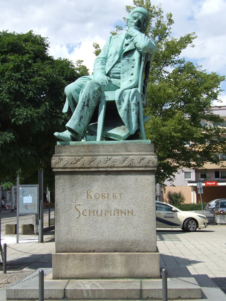 Robert-Schumann-Denkmal in Zwickau