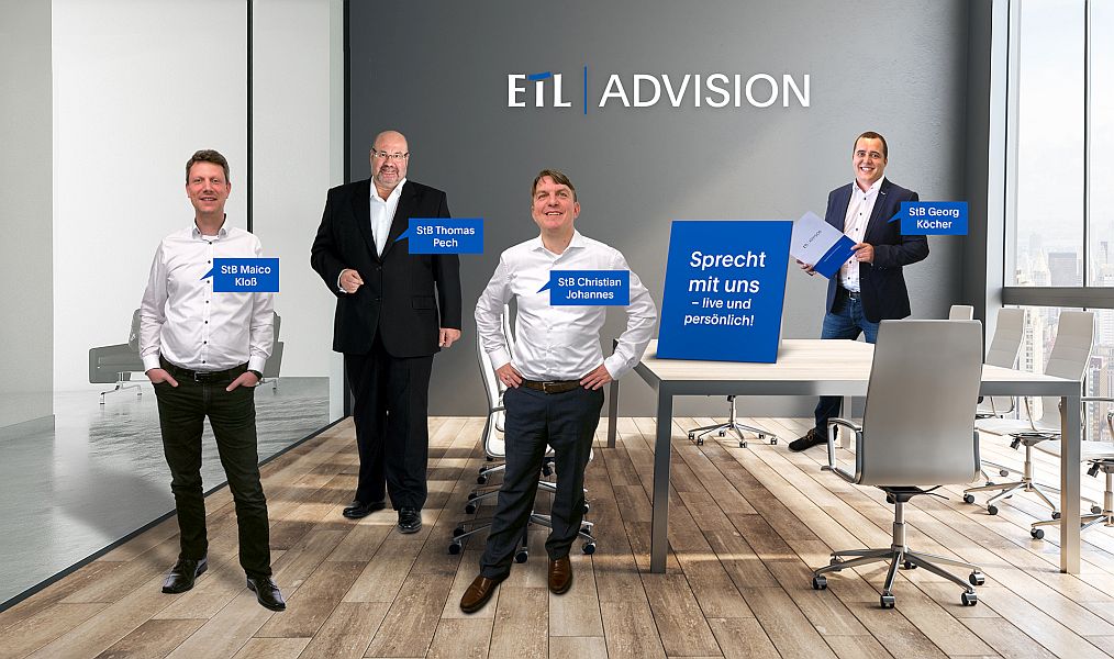 Auch unsere Kanzlei gehört zu den Pionieren, Herr StB Thomas Pech auf dem Stand der ETL ADVISION auf der SOM